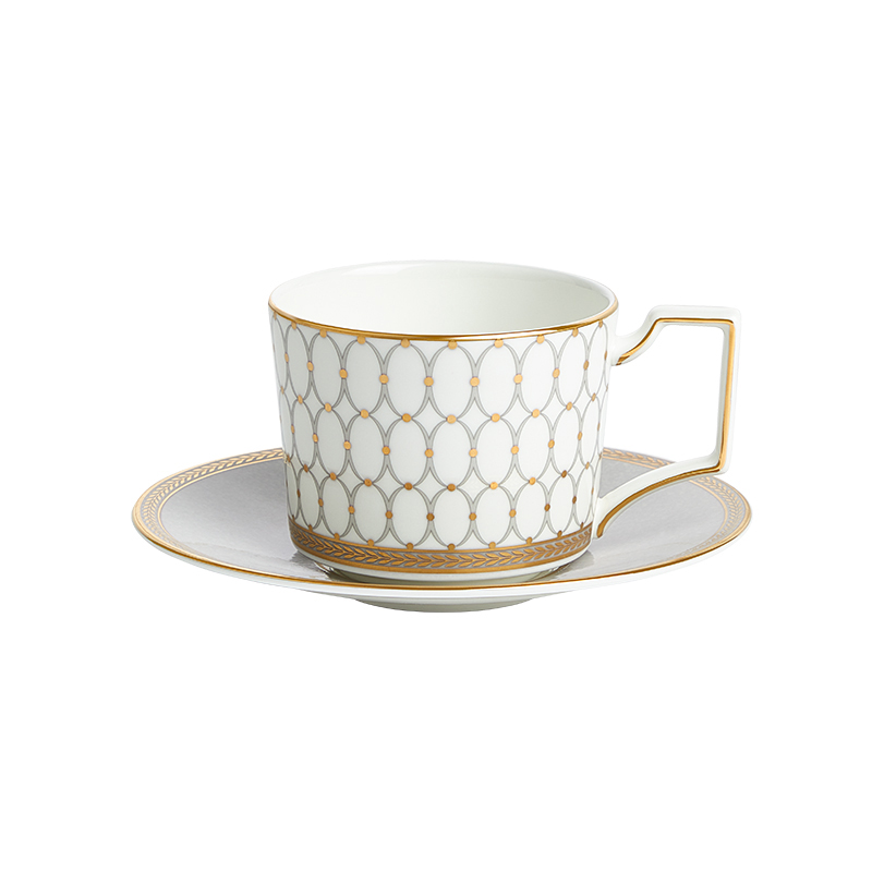 WEDGWOOD 威基伍德金粉年华奢雅灰杯碟组 1065321 220ml*1 灰色（单位：套）
