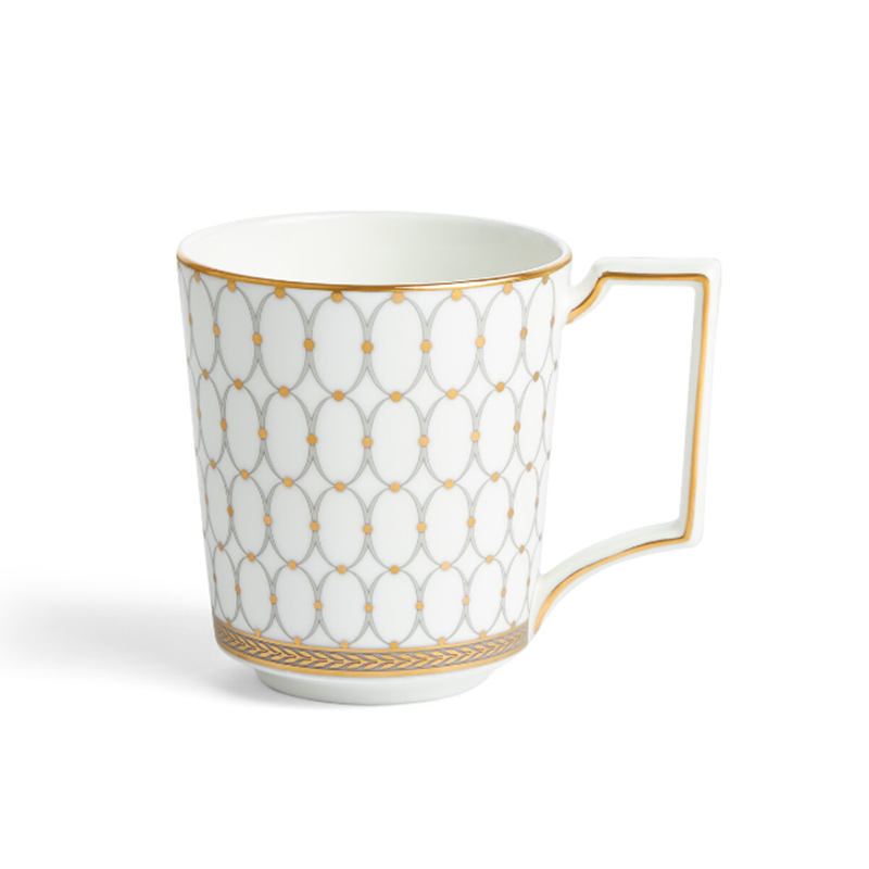 WEDGWOOD 威基伍德金粉年华奢雅灰马克杯 1065327 300ml*1 灰色（单位：个）