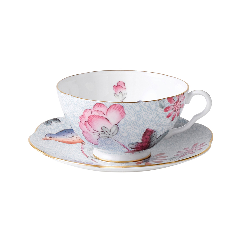 WEDGWOOD 威基伍德杜鹃杯碟组 5C106805129 200ml*1 蓝色（单位：套）