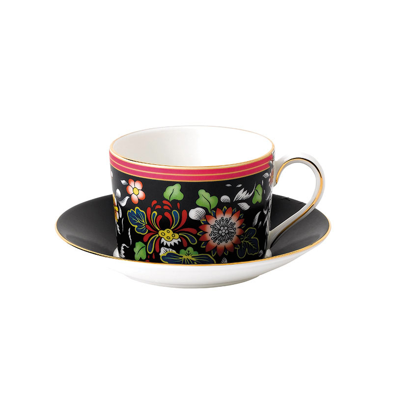 WEDGWOOD 威基伍德漫游美境东方珍宝杯碟组 40032681 150ml*1 曜石黑（单位：套）