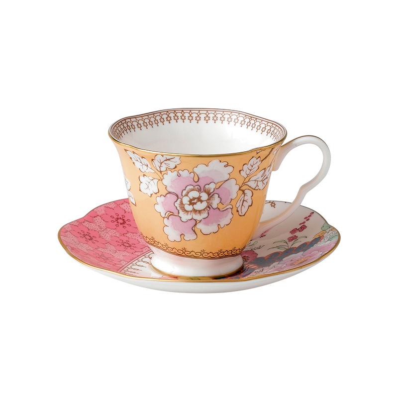 WEDGWOOD 威基伍德花间舞蝶杯碟组 5C107800045 220ml*1 黄色（单位：套）