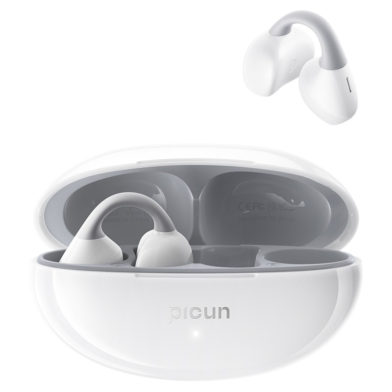 品存（picun） 耳夹式蓝牙耳机 W28 续航40小时 深空灰（单位：对）