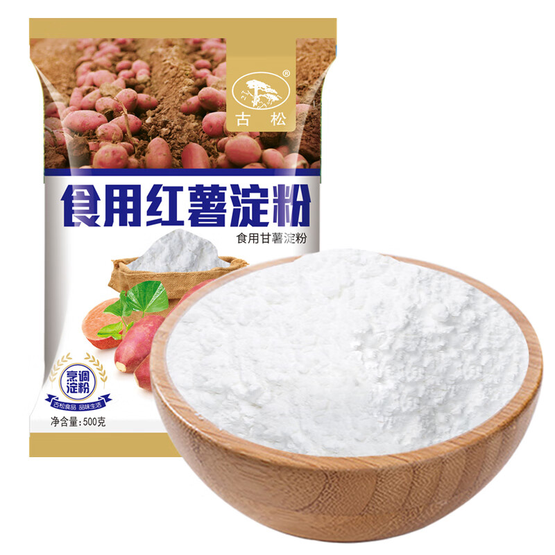 古松 红薯淀粉500g 001 1袋 白色（单位：包）