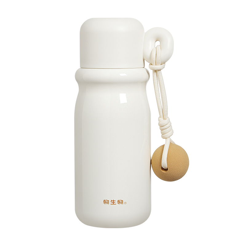 物生物（RELEA） 派派保温杯 JV012549-0620-BS00 620ML  香橙奶油白（单位：个）