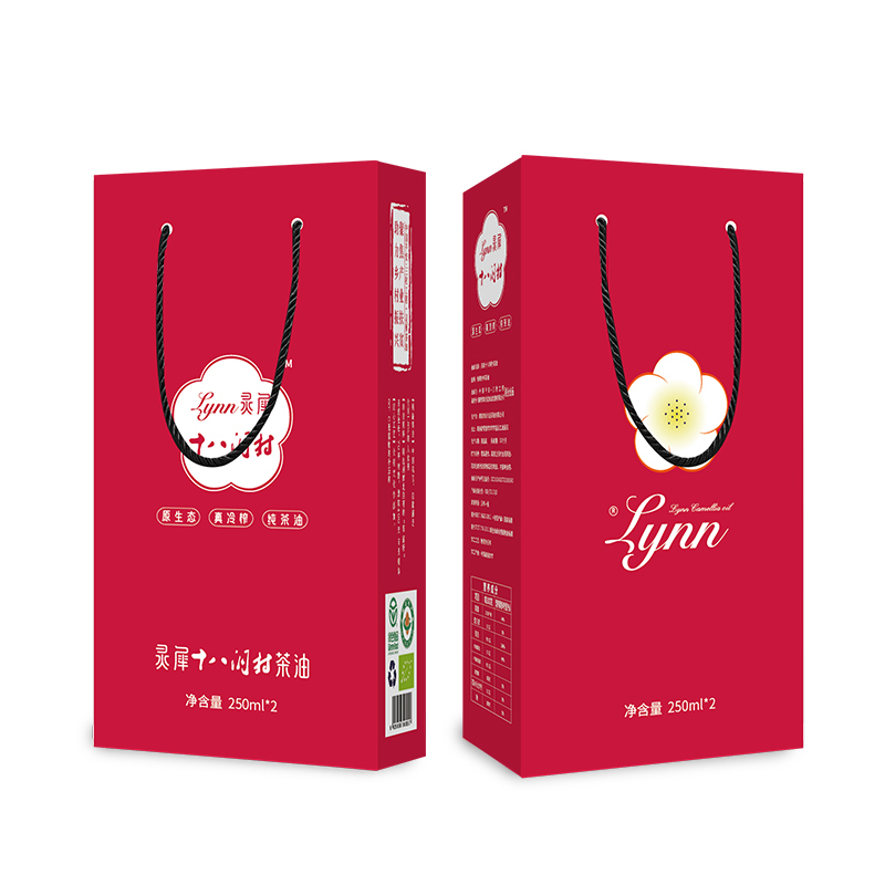 灵犀 茶油 庄园级真冷榨纯茶油 250ml*2礼盒装 红色（单位：组）
