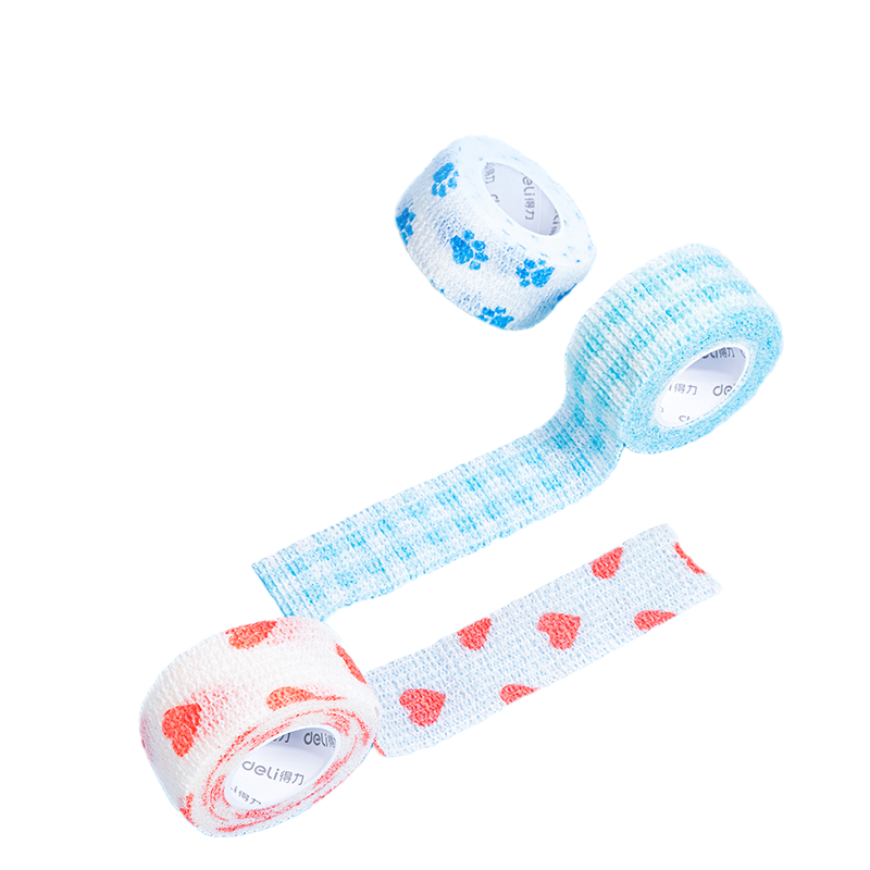 得力(deli) 护指自粘带 30600 25mm*4m（3卷装） 混色（单位：袋）