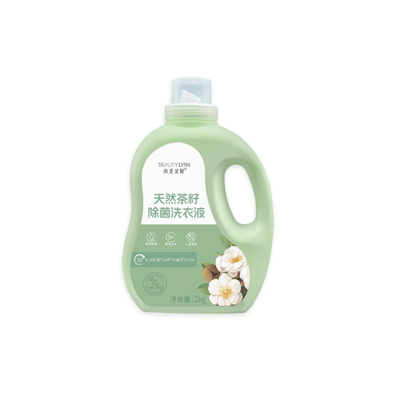 润美灵犀 天然茶籽 除菌洗衣液 2L 浅杉绿（单位：瓶）