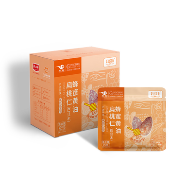 燕联（YANLIAN） 独立小袋 蜂蜜扁桃仁（巴旦木） 150g*1盒（25g*6包 混色（单位：盒）