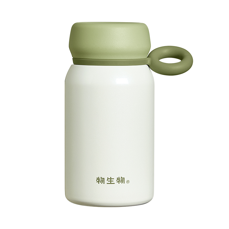 物生物（RELEA） 糯米派保温杯 JV012562-0350-VS00 350ML  淡茉莉绿（单位：个）