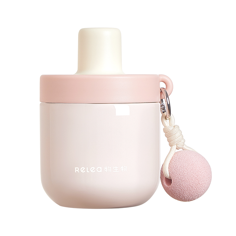 物生物（RELEA） 安安早餐保温杯 JV012544-0450-FS00 450ML  莓果砂糖粉（单位：个）