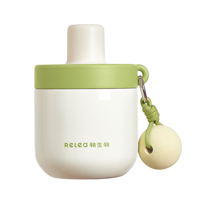 物生物（RELEA） 安安早餐保温杯 JV012544-0450-VS00 450ML  茉莉丝绒绿（单位：个）