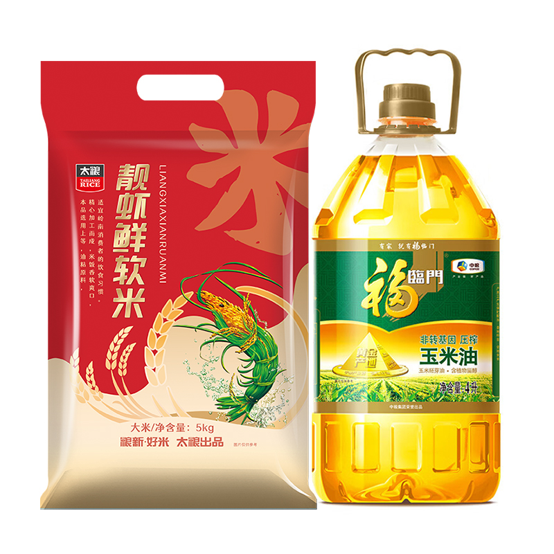 太粮 福临门 米油套餐 5kg+4L 红色（单位：组）