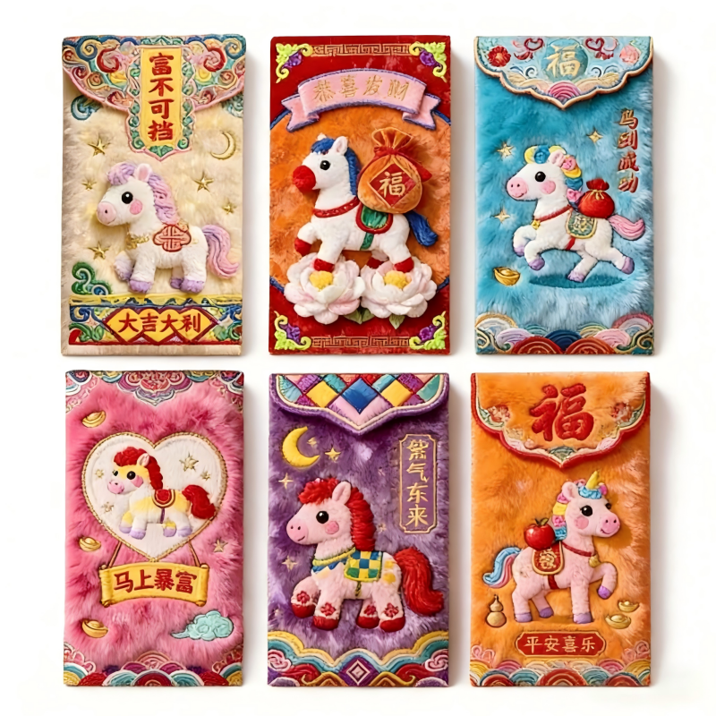 童益星 红包 彩虹小马 1包6个装 混色（单位：包）