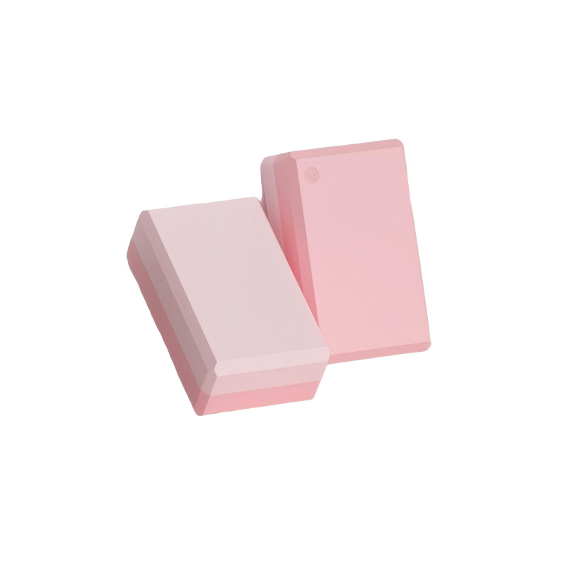 YOTTOY 防滑耐磨高密度多功能 双色瑜伽砖 Ayjzfs1910050001 400g 粉色（单位：对）