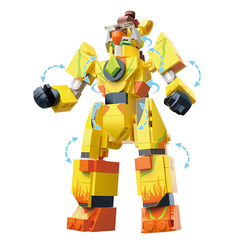 HELLO KOMA 嗨萌马X智德乐 超影 (二合一) DL-60405 12.8x7.6x14cm 鹅仔黄（单位：套）