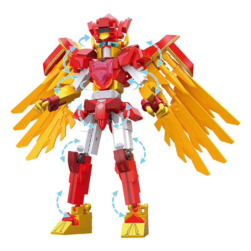 HELLO KOMA 嗨萌马X智德乐 朱雀 (二合一) DL-60402 22x13x14.4cm 炫橙色（单位：套）