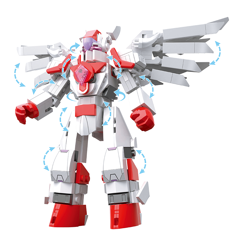 HELLO KOMA 嗨萌马X智德乐 挟翼 (二合一) DL-60404 11x13.6x17.5cm 红色（单位：套）