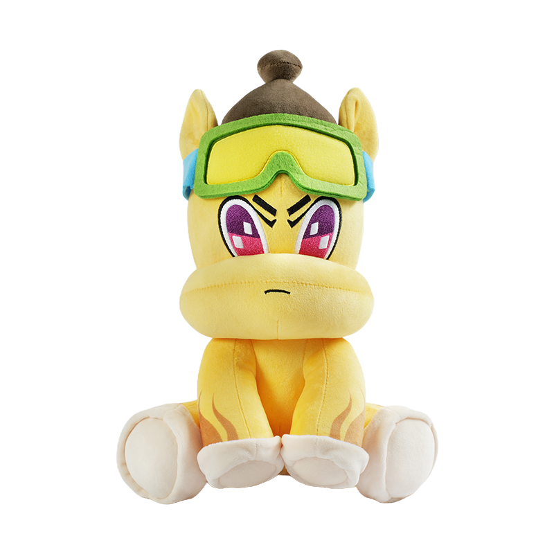 HELLO KOMA 嗨萌马神骏系列-超影毛绒公仔 原创动漫 25cm 鹅仔黄（单位：个）