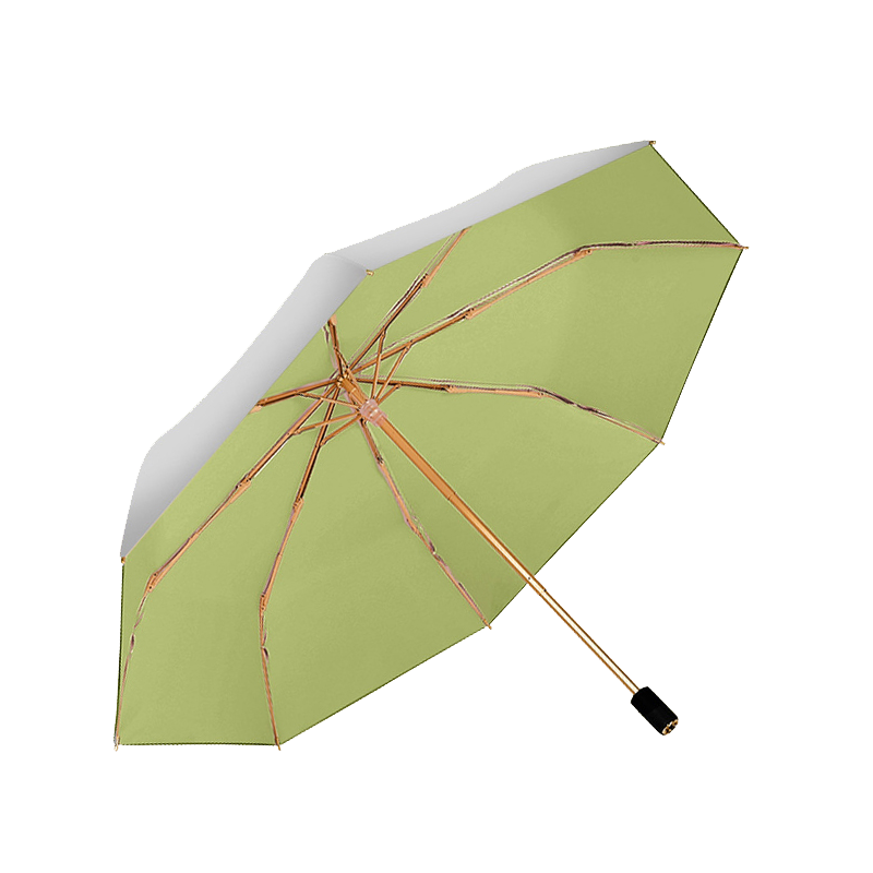 HELLO KOMA 钛银防晒伞（七色） 双层防晒 98cm*59cm 松石绿（单位：把）
