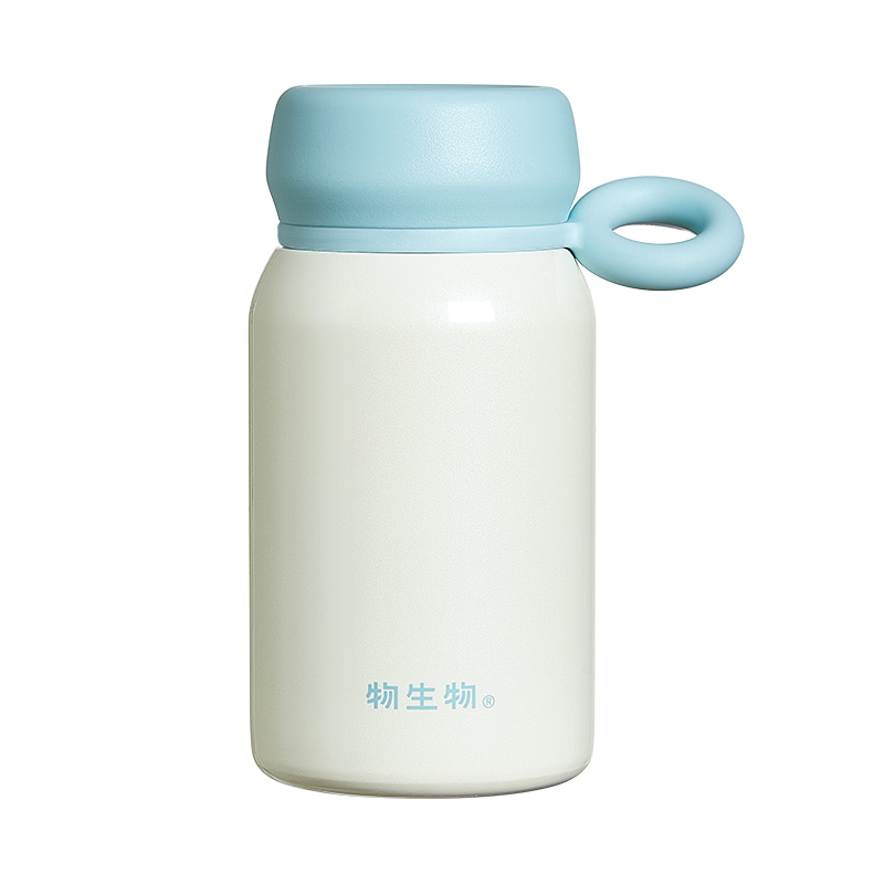 物生物（RELEA） 糯米派保温杯 JV012562-0350-LS00 350ML 轻薄荷蓝（单位：个）