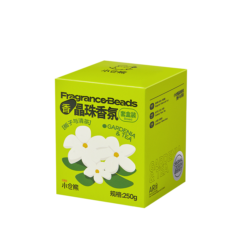 小仓熊 晶珠香氛 栀子与清茶 250g*1 绿色（单位：盒）