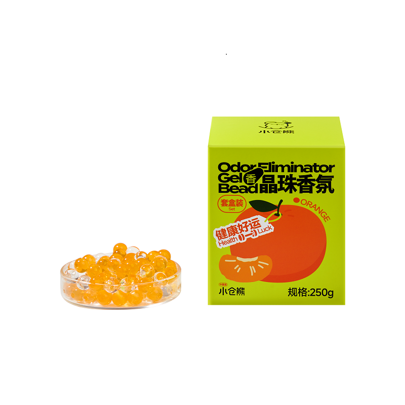 小仓熊 晶珠香氛 落日橘子海 250g*1 绿色（单位：盒）
