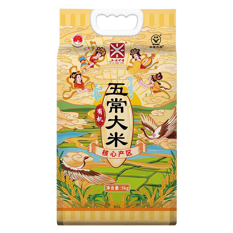 五米常香（WUMICHANGXIANG） 五常有机原粮五常大米 稻花香2号 5kg*1袋 混色（单位：袋）