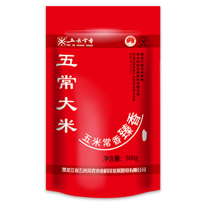 五米常香（WUMICHANGXIANG） 五常大米一年一季 臻香系列 500g*1袋装 红色（单位：袋）