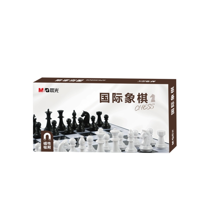 晨光（M&G） 磁性可折叠国际象棋大号 APK959C6 大号 290*290mm 黑白（单位：个）