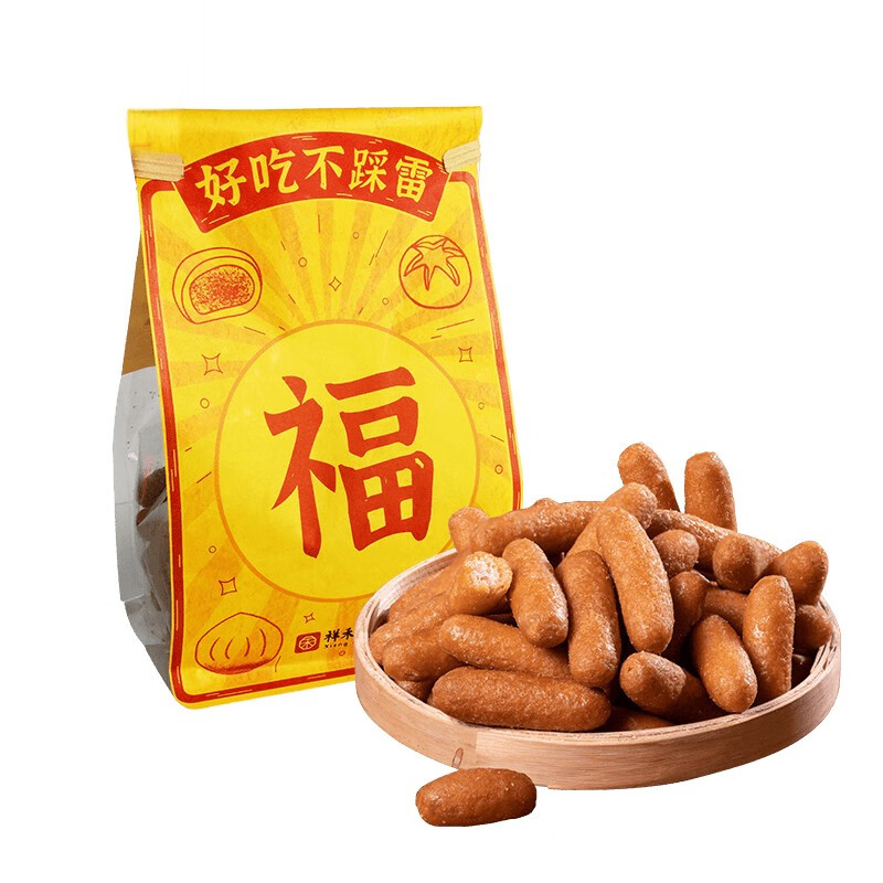 祥禾饽饽铺 江米条 中华老字号 180g*3袋 黄色（单位：组）