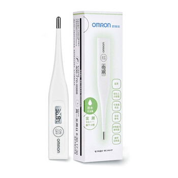 欧姆龙（OMRON） 电子体温计 MC-348-HP 12g（含电池） 白色（单位：台）