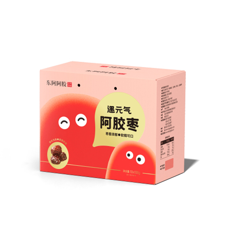 东阿阿胶 遇元气阿胶枣 枣香浓郁 1盒*1000g 粉色（单位：盒）