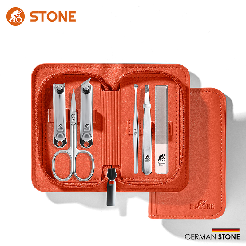 司顿（STONE） 拉链包六件套 STR2125 13*7.7*2.8cm/151.7g 橙色（单位：套）