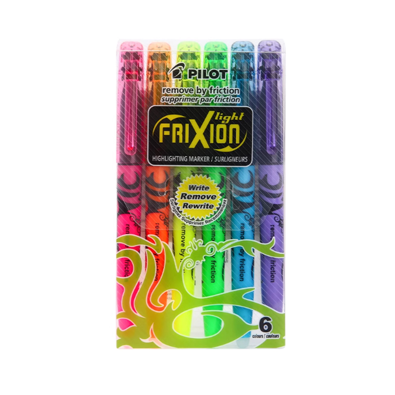 百乐（PILOT） 摩磨擦-荧光笔 SW-FL 6支 混色（单位：盒）
