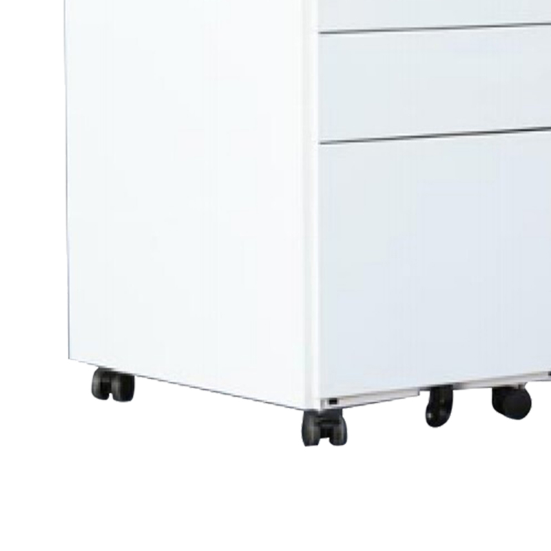 企诺 简约文件柜矮柜活动柜带锁 QA207 390*520*600mm 白色（单位：个）