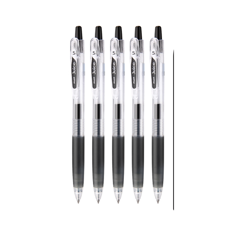 百乐（PILOT） juice果汁笔按动中性笔 LJU-10EF- 5支  黑色（单位：盒）