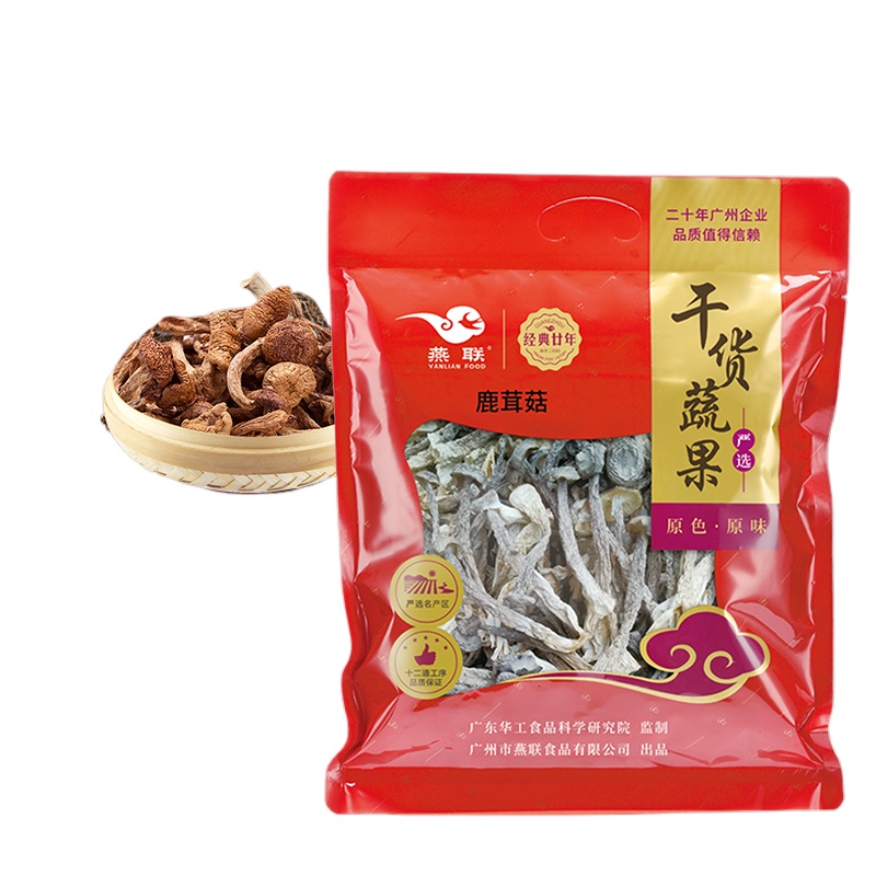 燕联（YANLIAN） 菌菇干货 鹿茸菌 168g 混色（单位：袋）