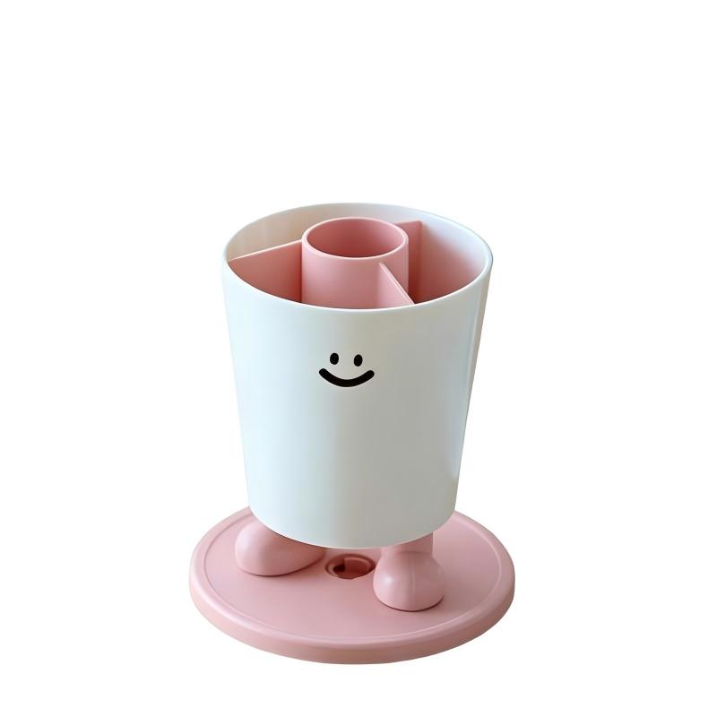 童益星 趣味旋转笔筒 SD-3882 11.5*13.5*9.5cm 粉色（单位：个）