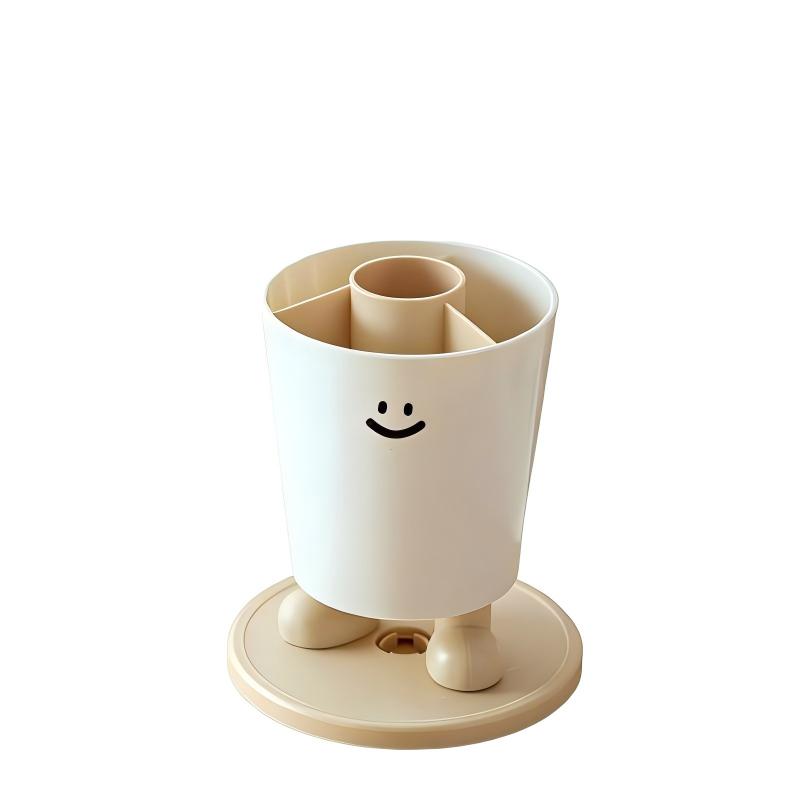 童益星 趣味旋转笔筒 SD-3882 11.5*13.5*9.5cm 卡其色（单位：个）