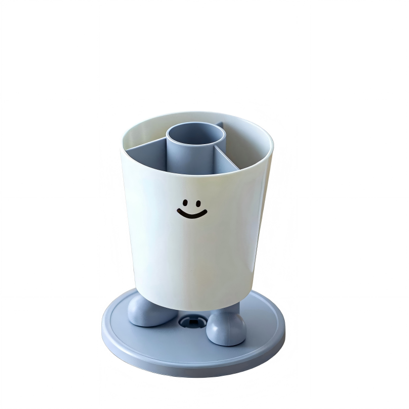 童益星 趣味旋转笔筒 SD-3882 11.5*13.5*9.5cm 蓝色（单位：个）