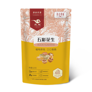 燕联（YANLIAN） 五彩 花生 225g  混色（单位：袋）