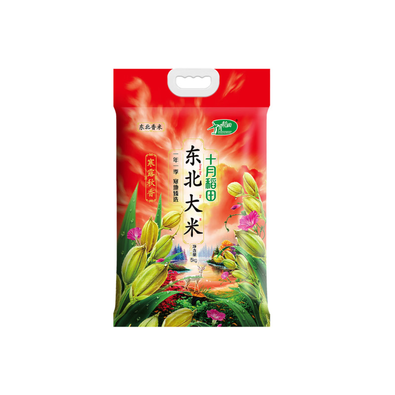 十月稻田 东北大米 寒露秋香 5kg 红色（单位：袋）