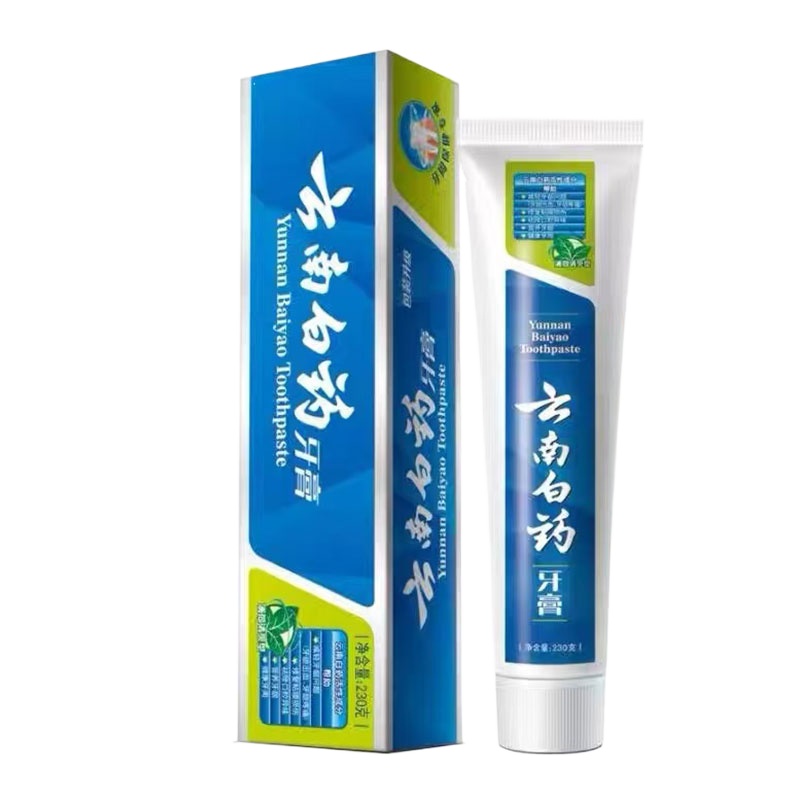 云南白药（YUNNANBAIYAO） 牙膏洁净口腔 薄荷清爽型 230g*1支 混色（单位：支）