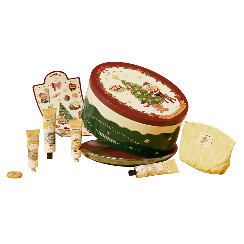 ROOPY 黄油小熊系列 护手霜套盒 圣诞款 55g*2+25g*2 白色（单位：盒）