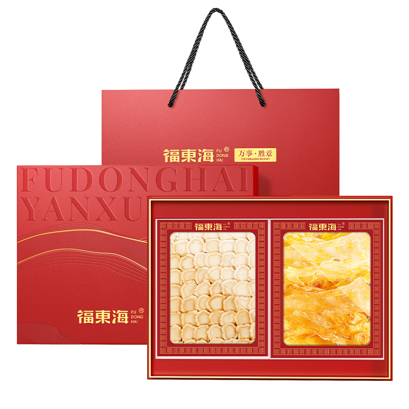 福东海（fudonghai） 西洋参+鳕鱼胶 万事如意双宝 100g 红色（单位：盒）