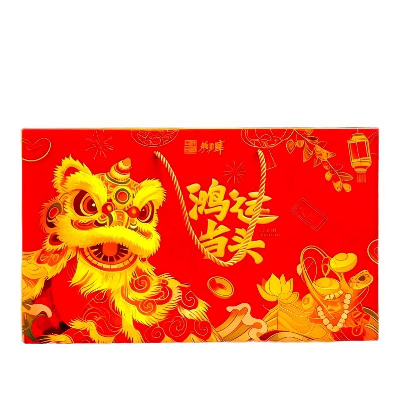 椒巴客 零食 鸿运当头礼盒 1110g 枫叶色（单位：盒）