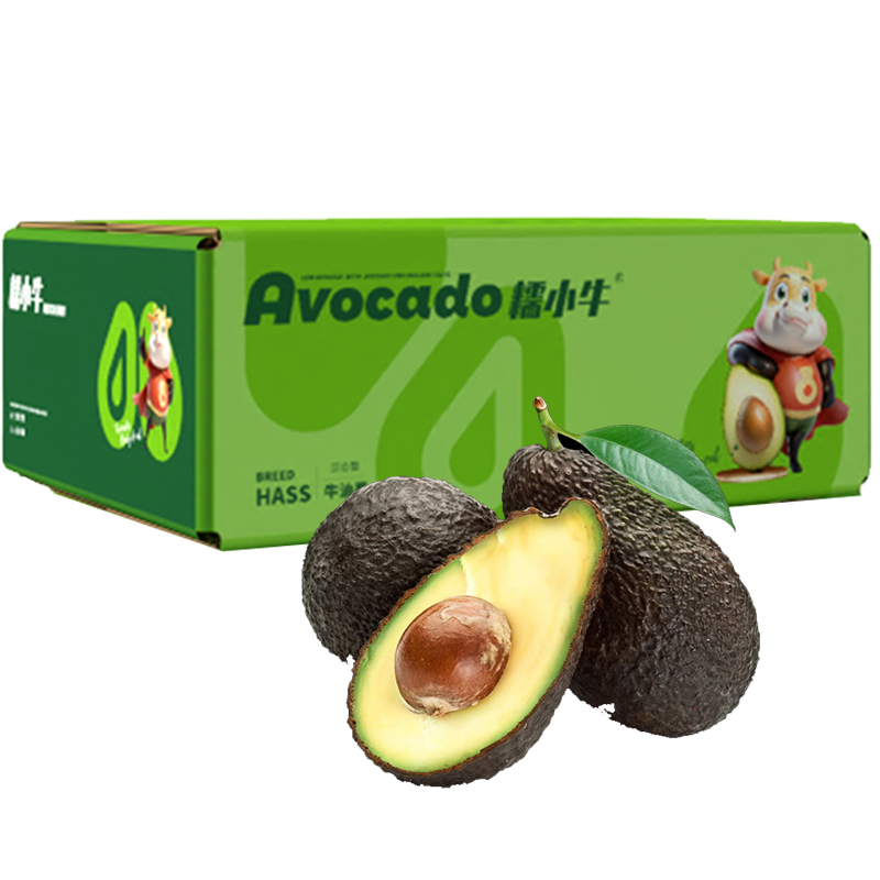 果翻天 智利即食牛油果 单果170-190g 6粒彩箱装 混色（单位：箱）