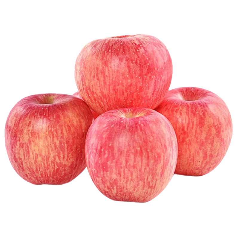 果翻天 烟台栖霞产地直供红富士苹果 果径约80mm+ 带箱5斤普通装 混色（单位：箱）