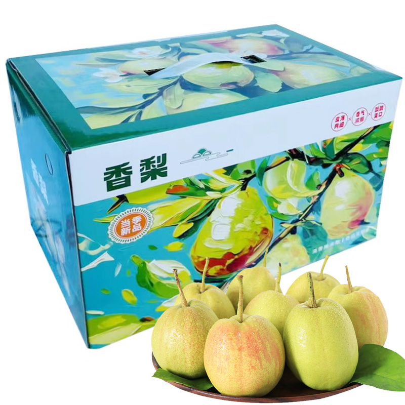 果翻天 新疆库尔勒香梨  单果约100g 5斤彩箱装 混色（单位：箱）
