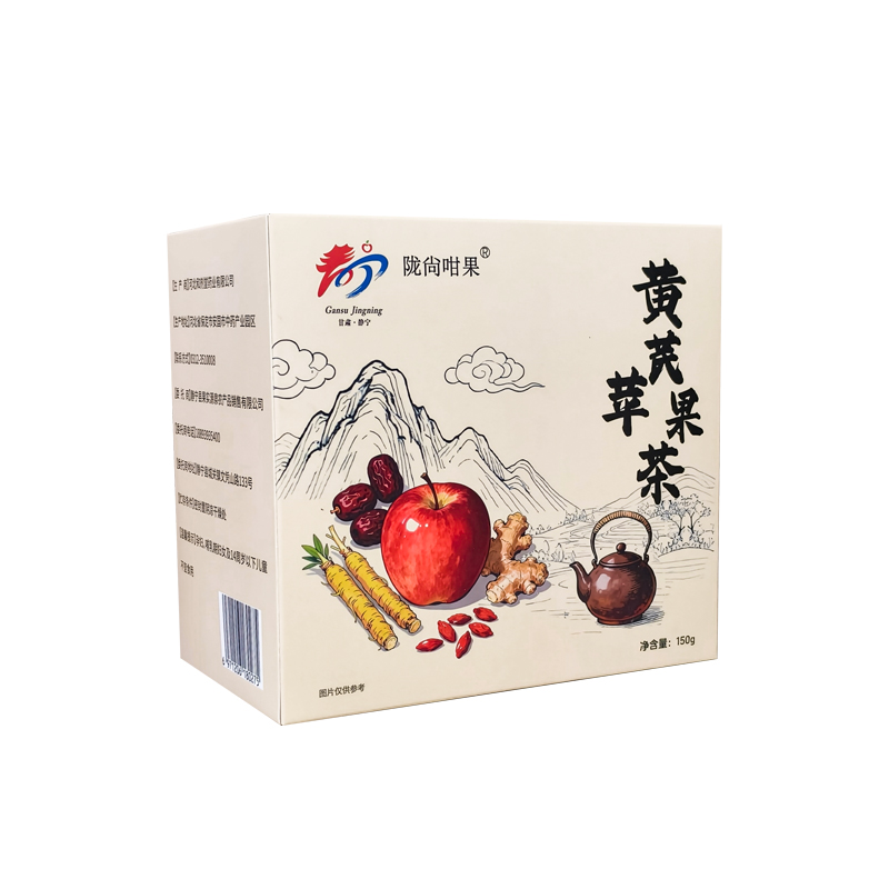 陇尙咁果 黄芪苹果茶15g/袋*10/盒*2 红润滋养 300g 象牙色（单位：件）